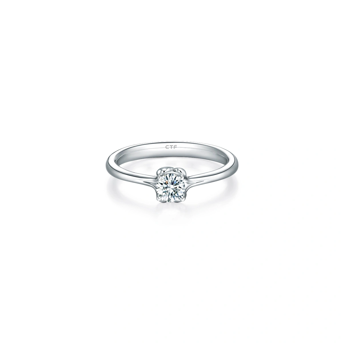 18K/750 White Gold diamond ring
