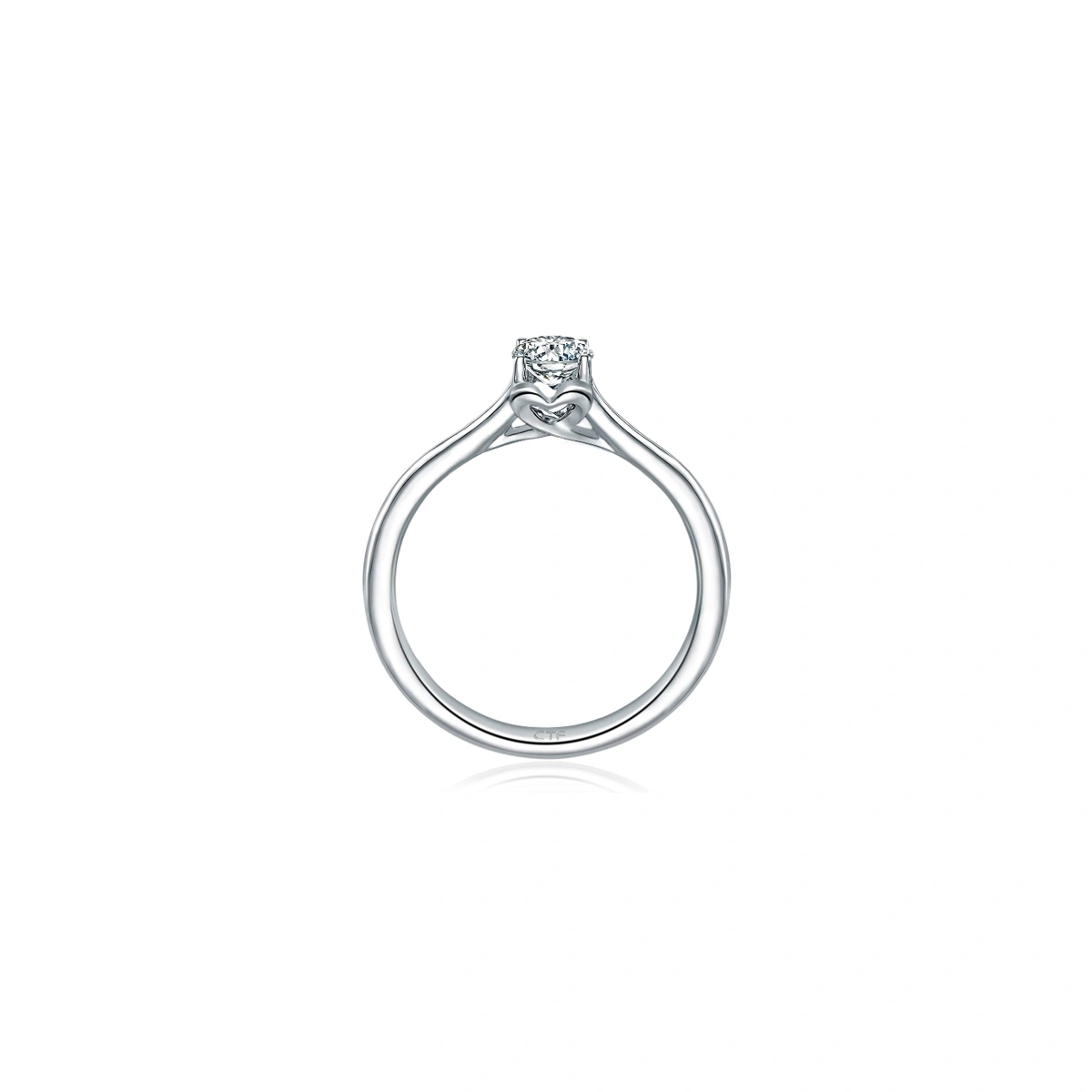 18K/750 White Gold diamond ring