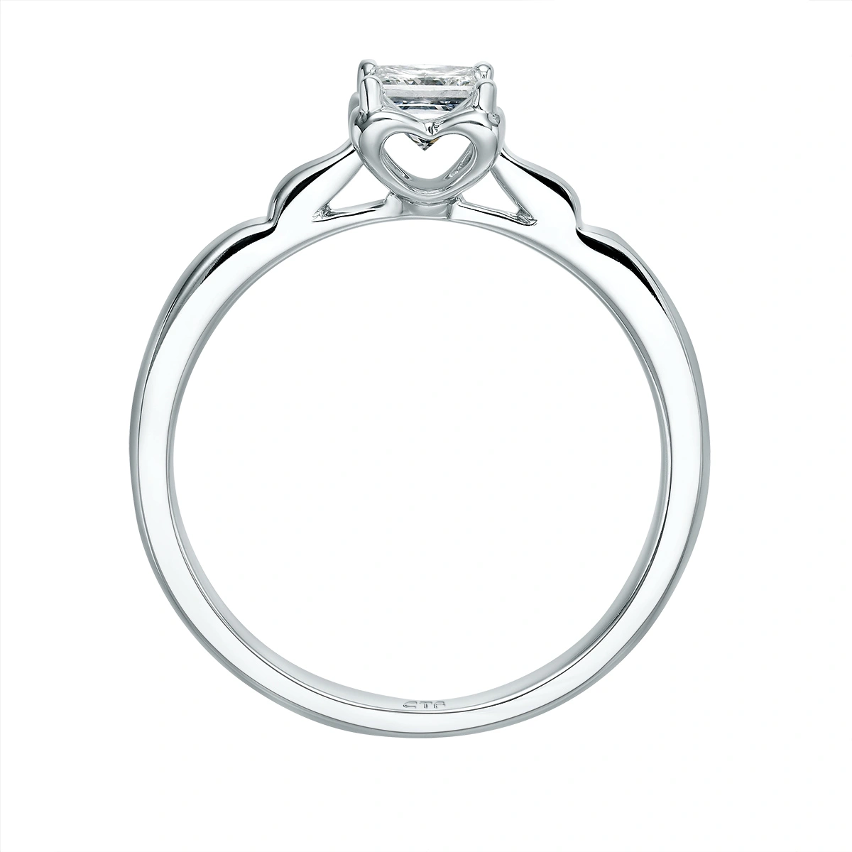 18K/750 White Gold diamond ring