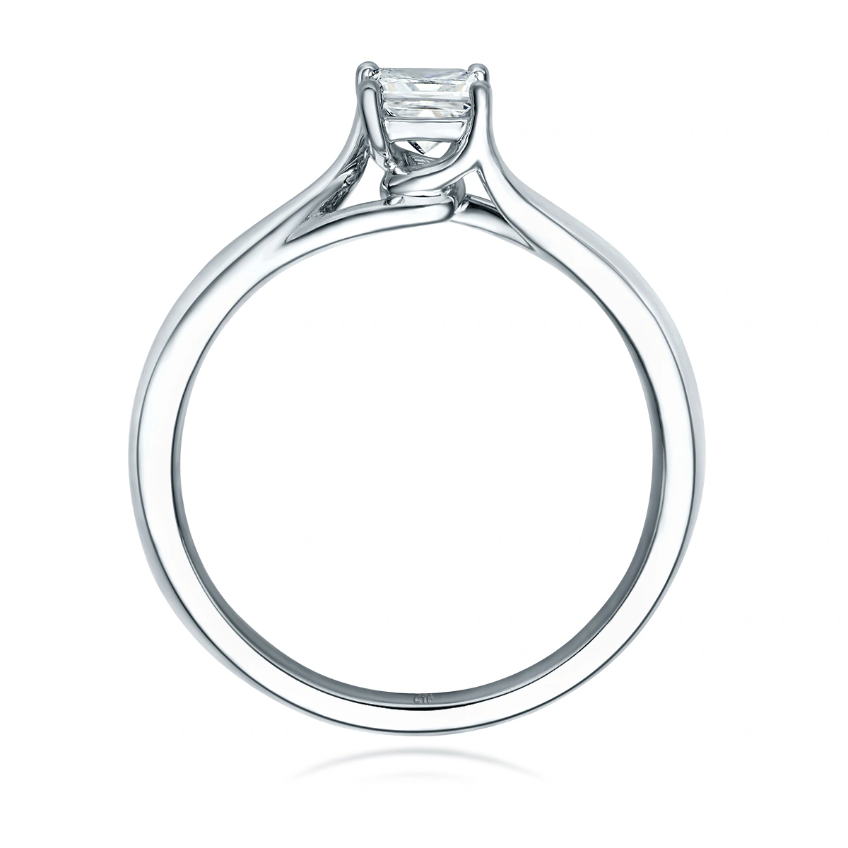18K/750 White Gold diamond ring