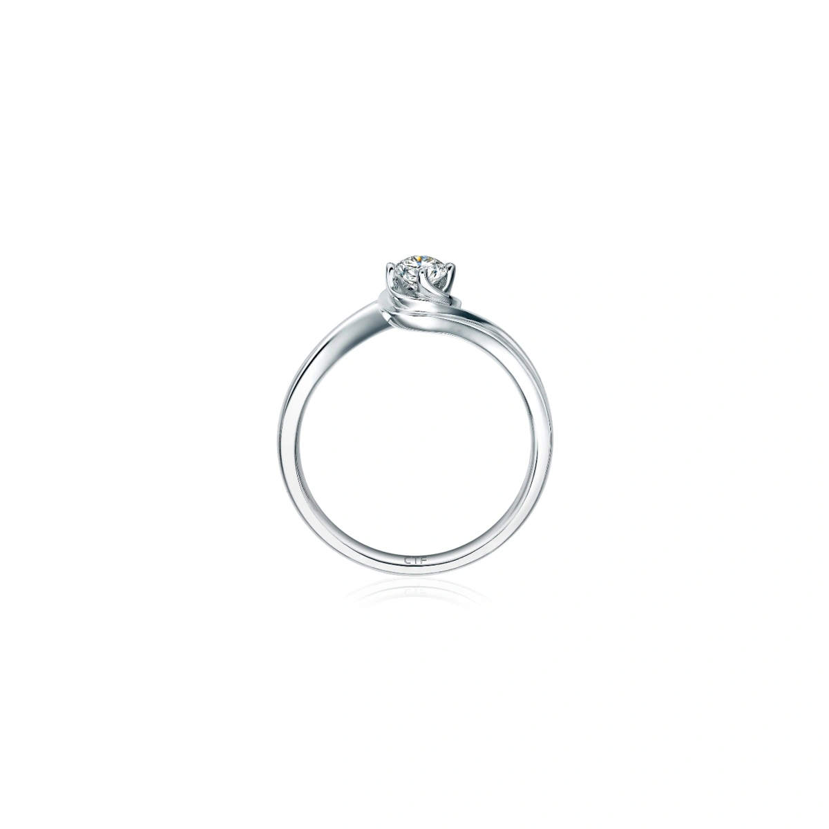18K/750 White Gold diamond ring