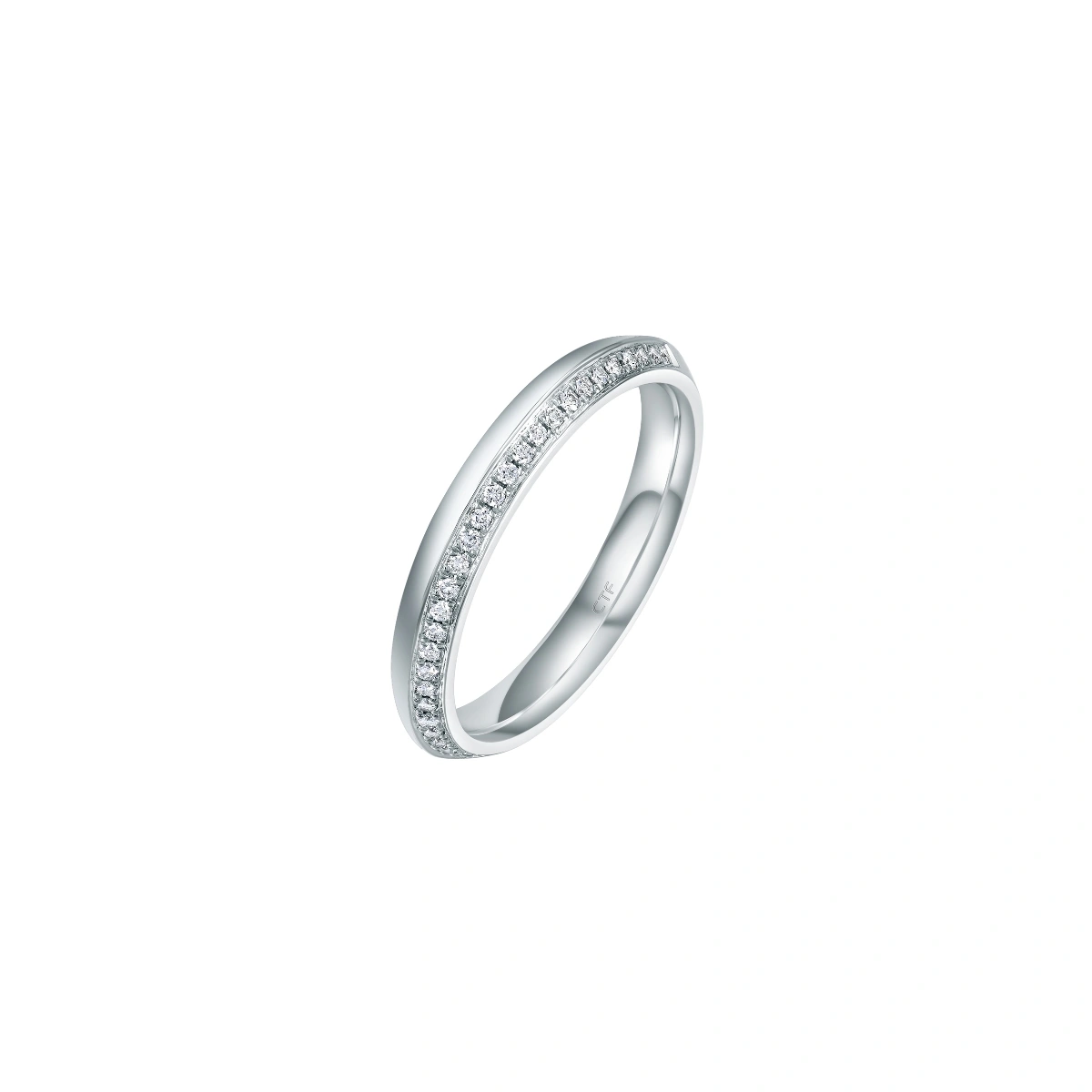 Pt950 Platinum diamond ring