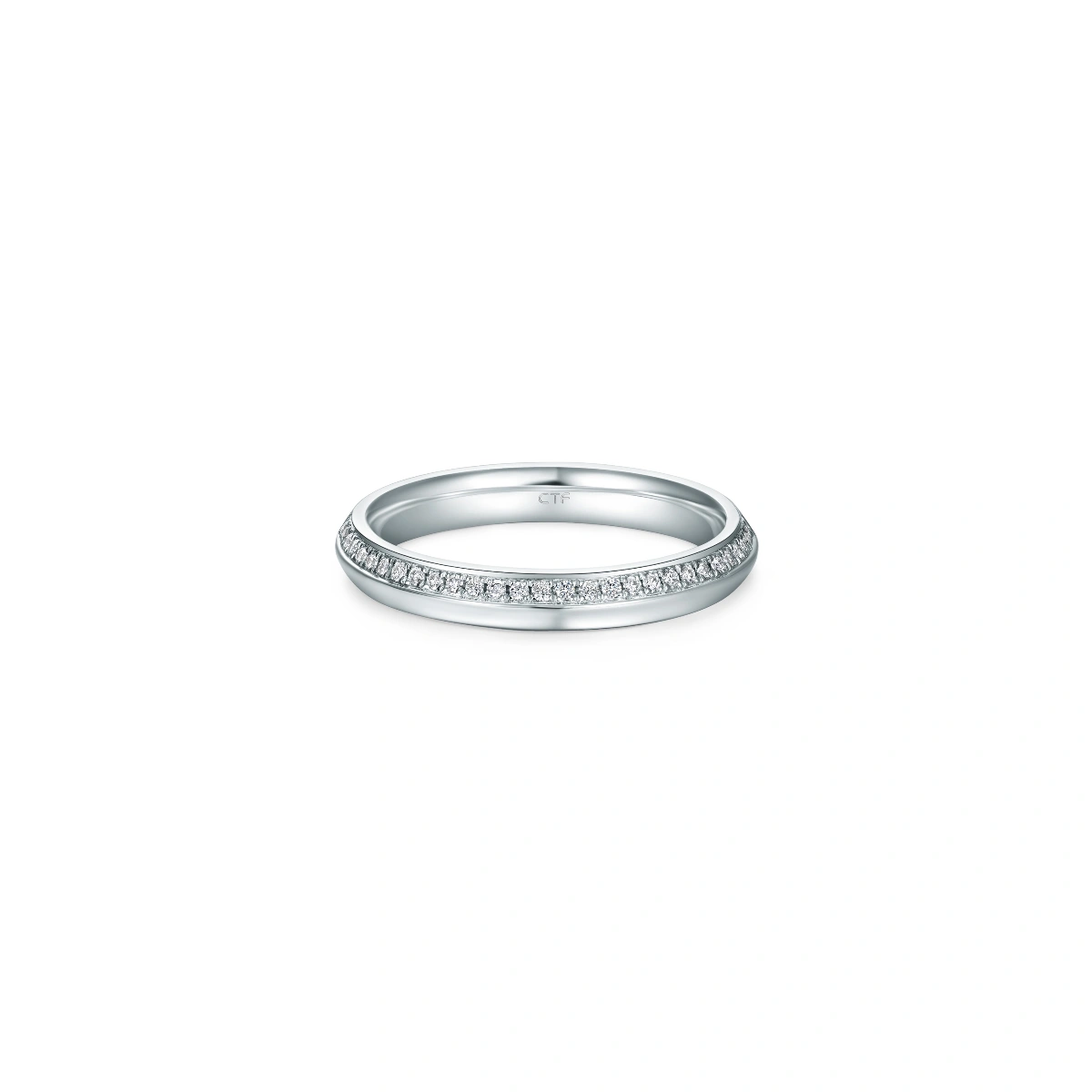 Pt950 Platinum diamond ring