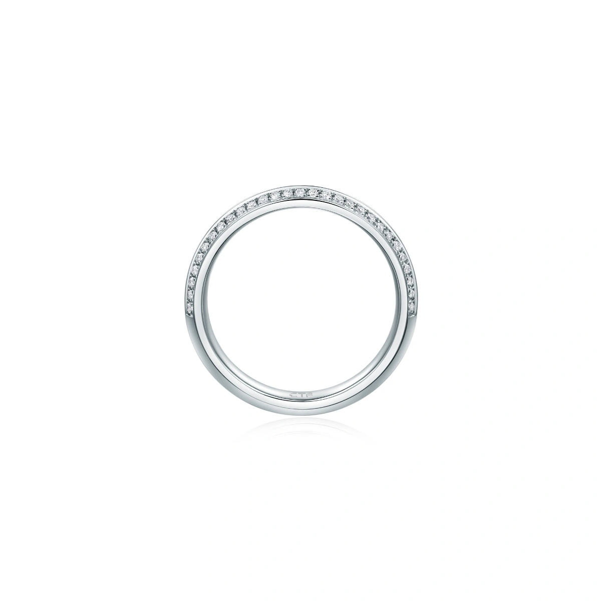 Pt950 Platinum diamond ring