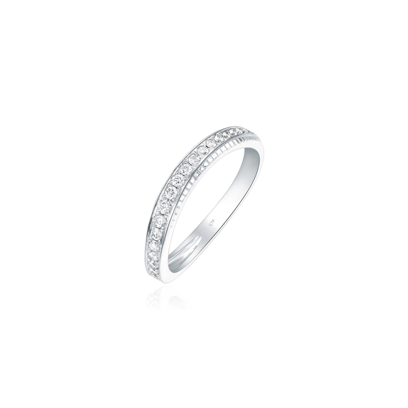 Pt950 Platinum diamond ring