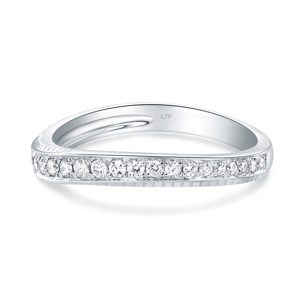 Pt950 Platinum diamond ring
