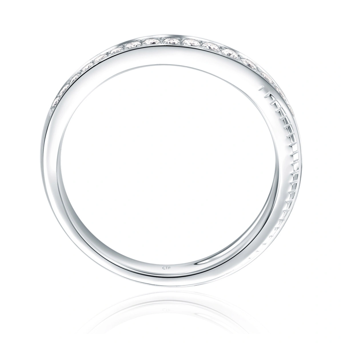 Pt950 Platinum diamond ring