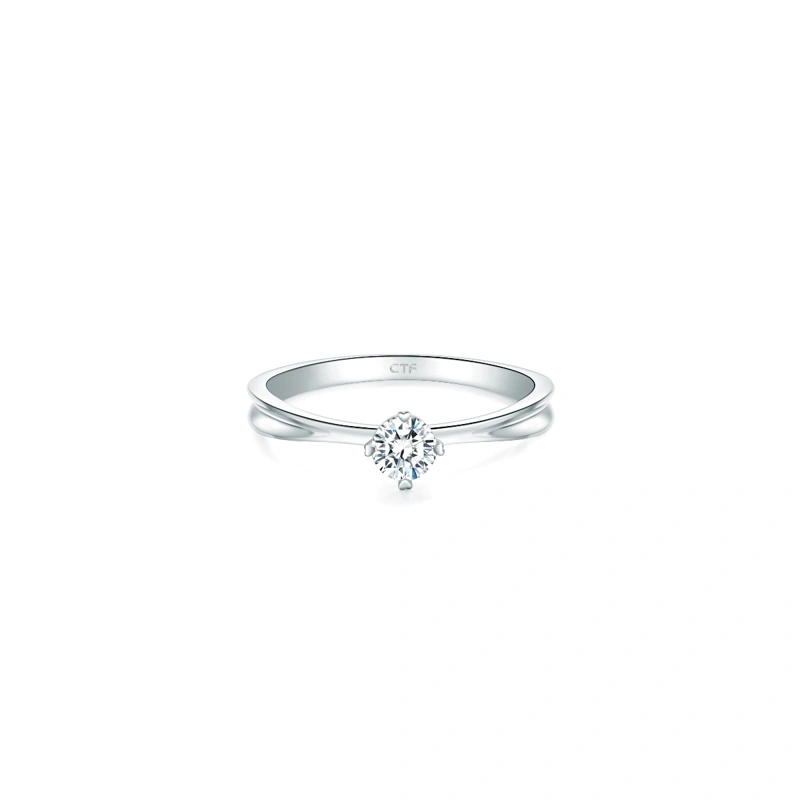 18K/750 White Gold diamond ring