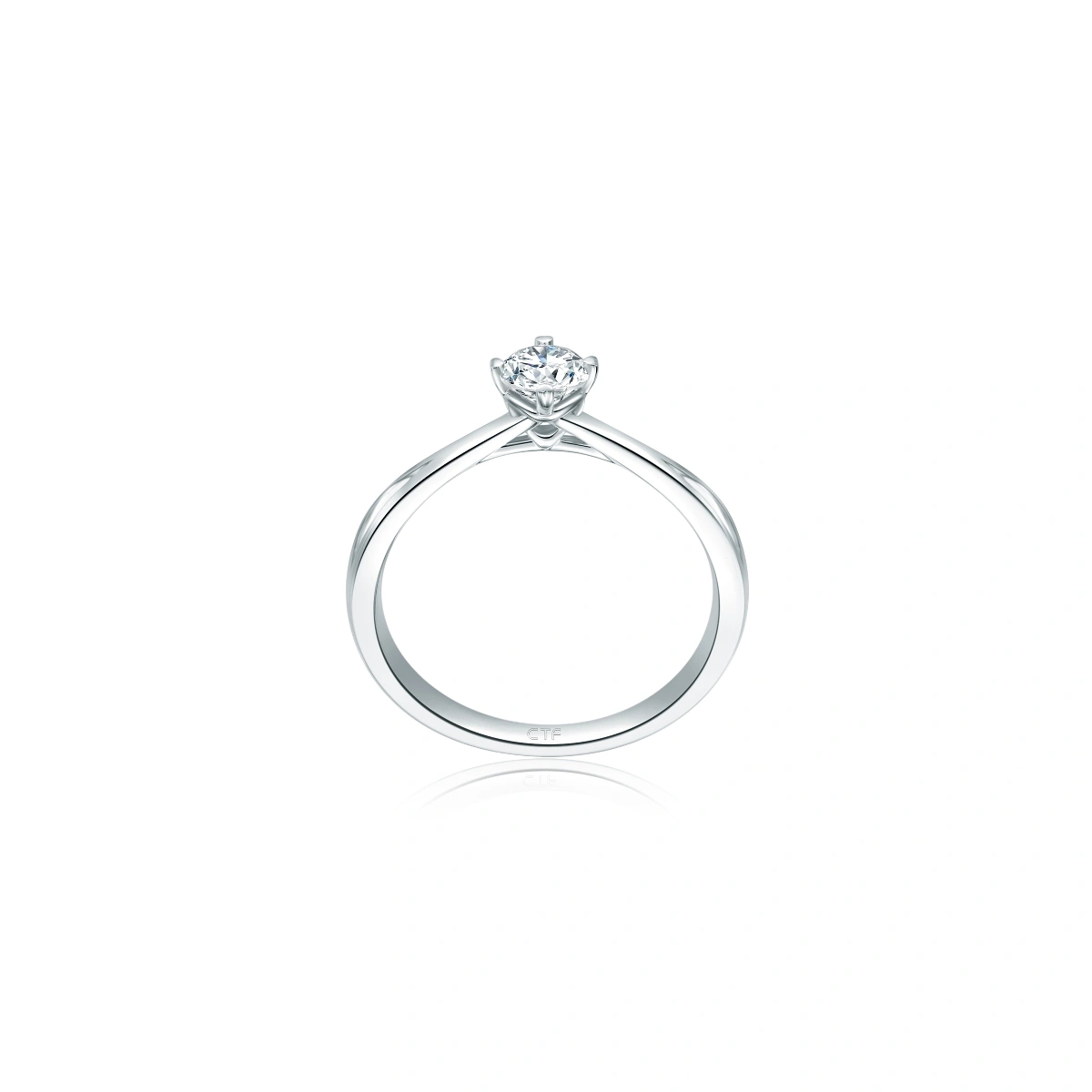 18K/750 White Gold diamond ring