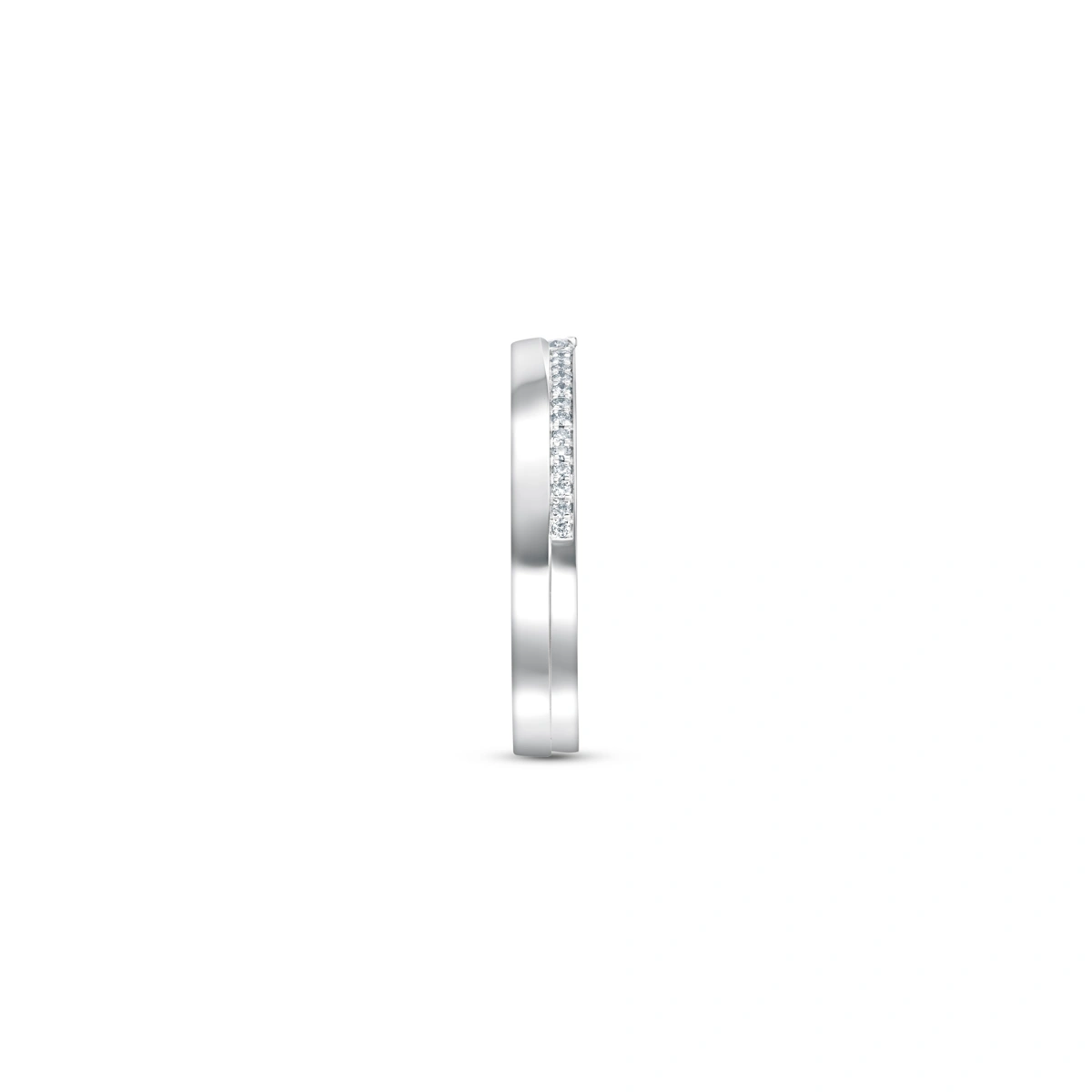 18K/750 White Gold diamond ring