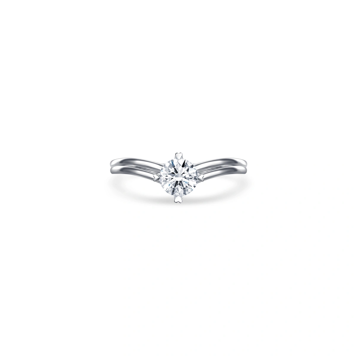 18K/750 White Gold diamond ring