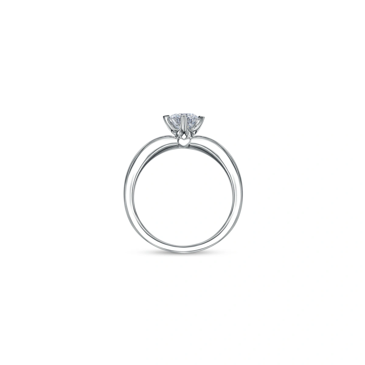 18K/750 White Gold diamond ring