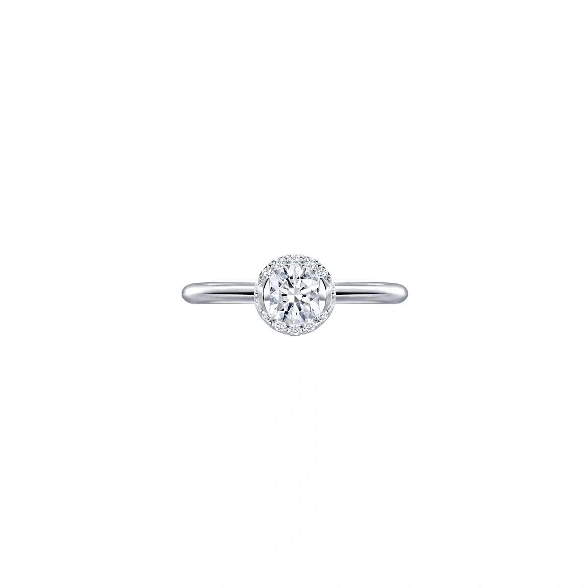 18K/750 White Gold diamond ring