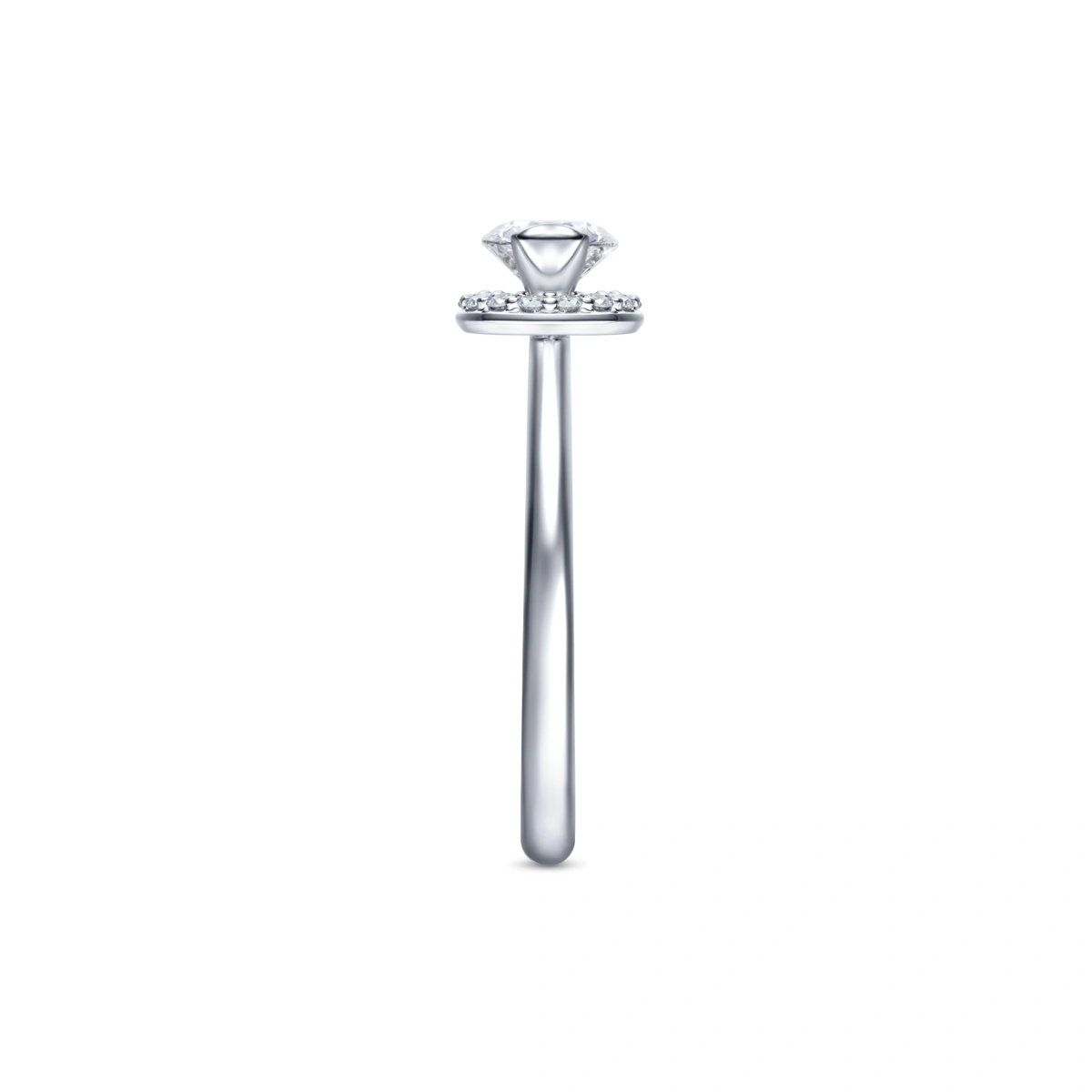 18K/750 White Gold diamond ring
