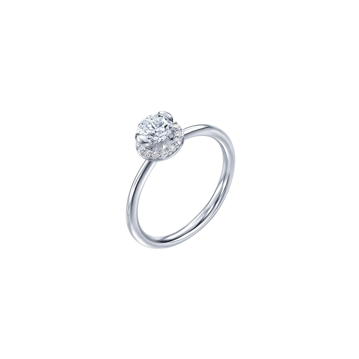 18K/750 White Gold diamond ring