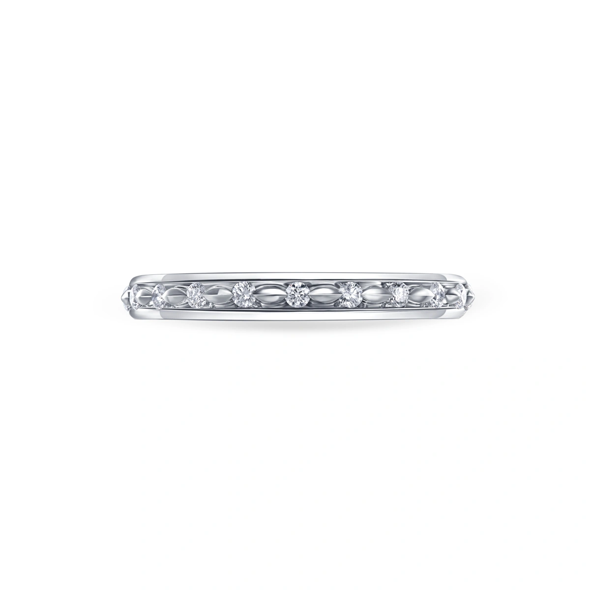 18K/750 White Gold diamond ring