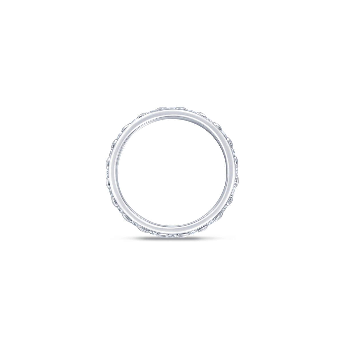 18K/750 White Gold diamond ring