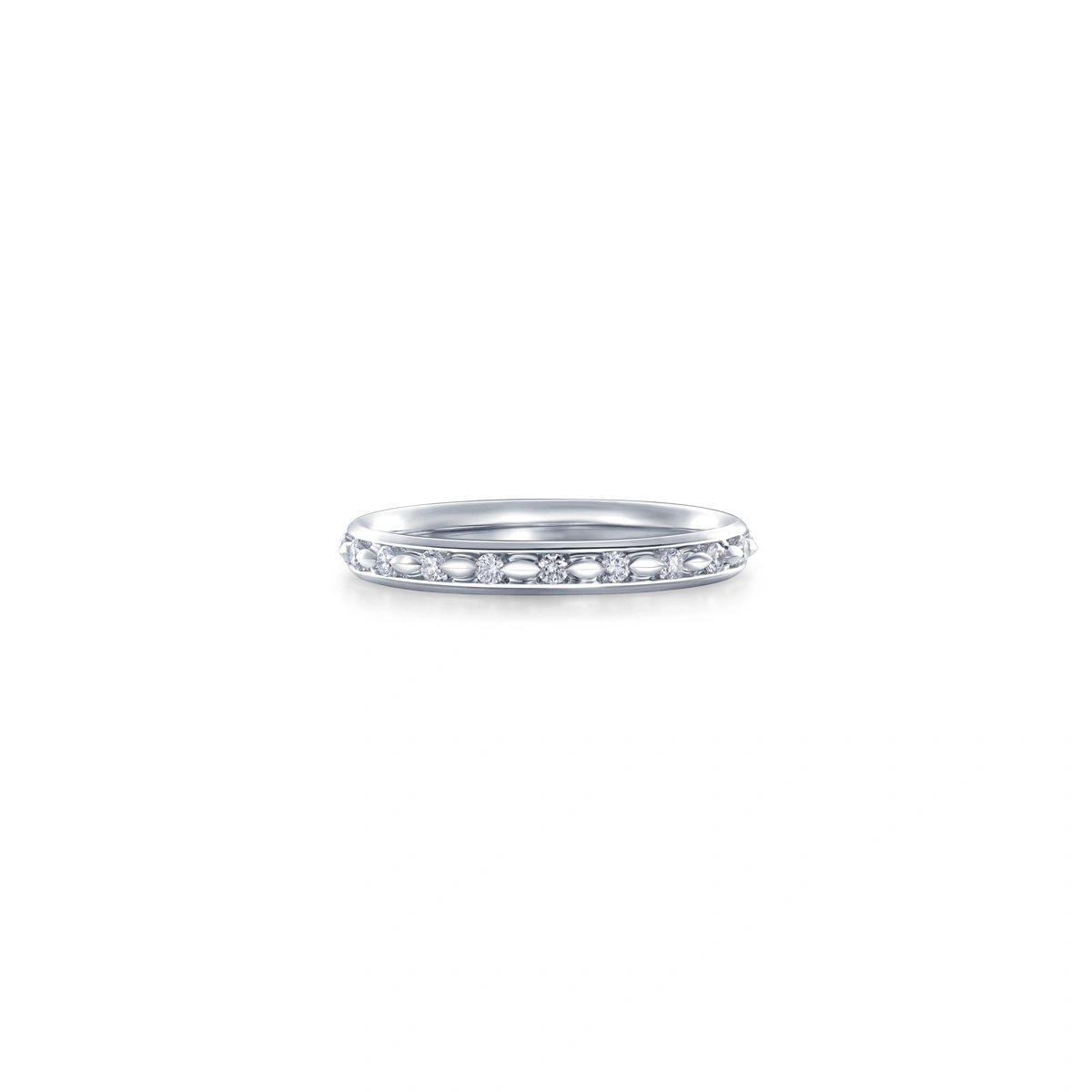 18K/750 White Gold diamond ring