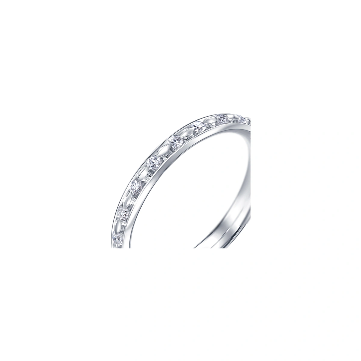18K/750 White Gold diamond ring