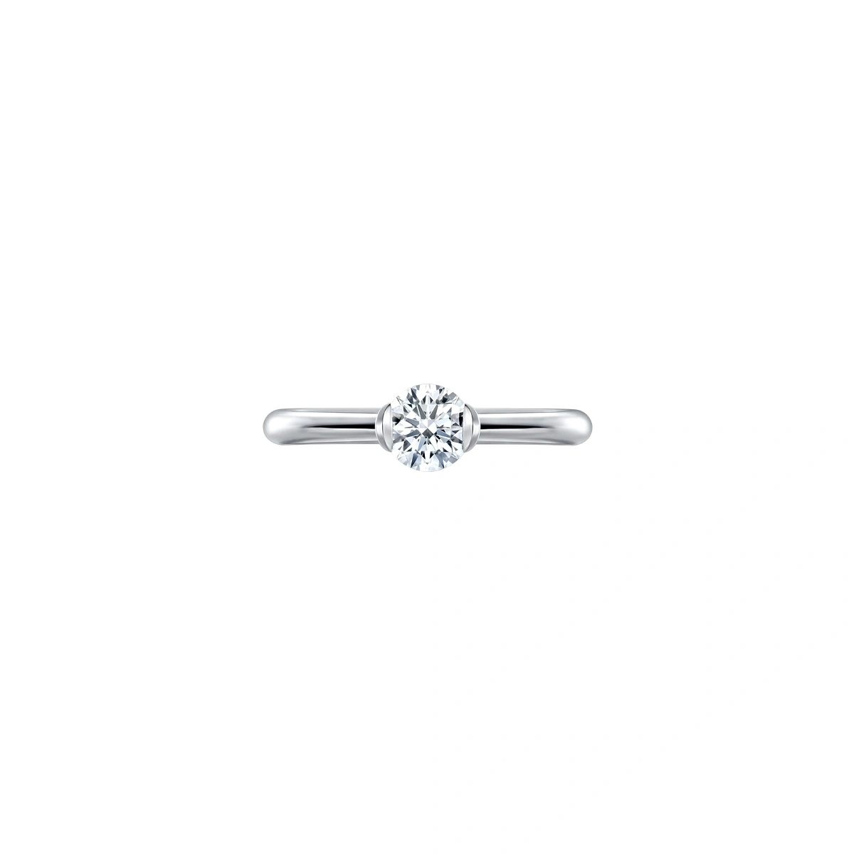 18K/750 White Gold diamond ring