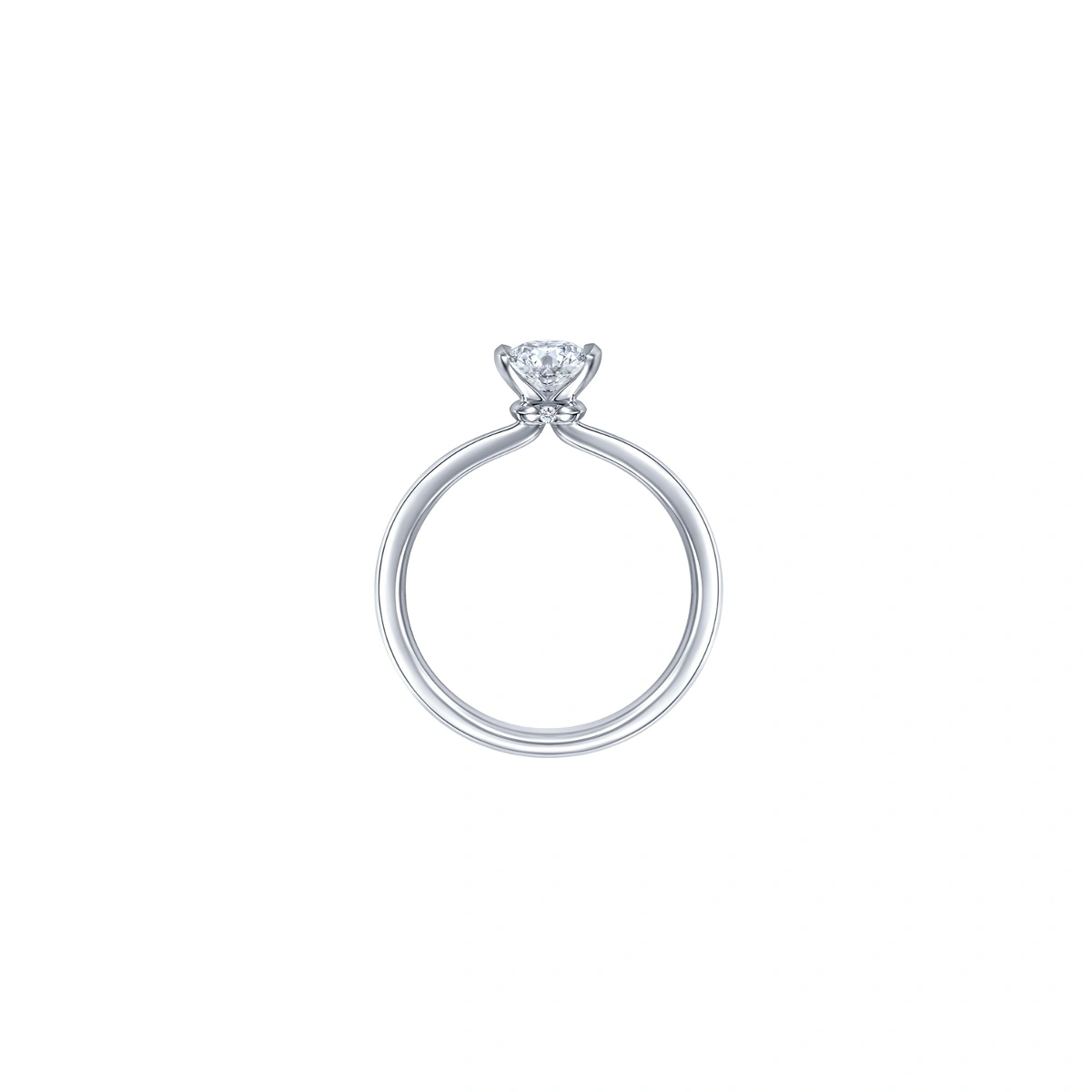 18K/750 White Gold diamond ring