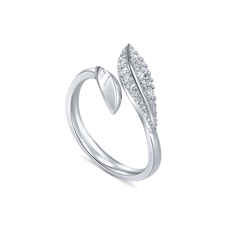 18K/750 White Gold diamond ring