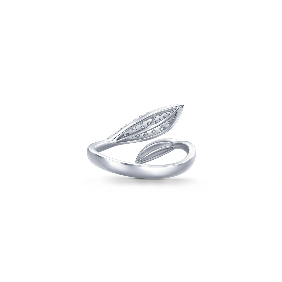 18K/750 White Gold diamond ring
