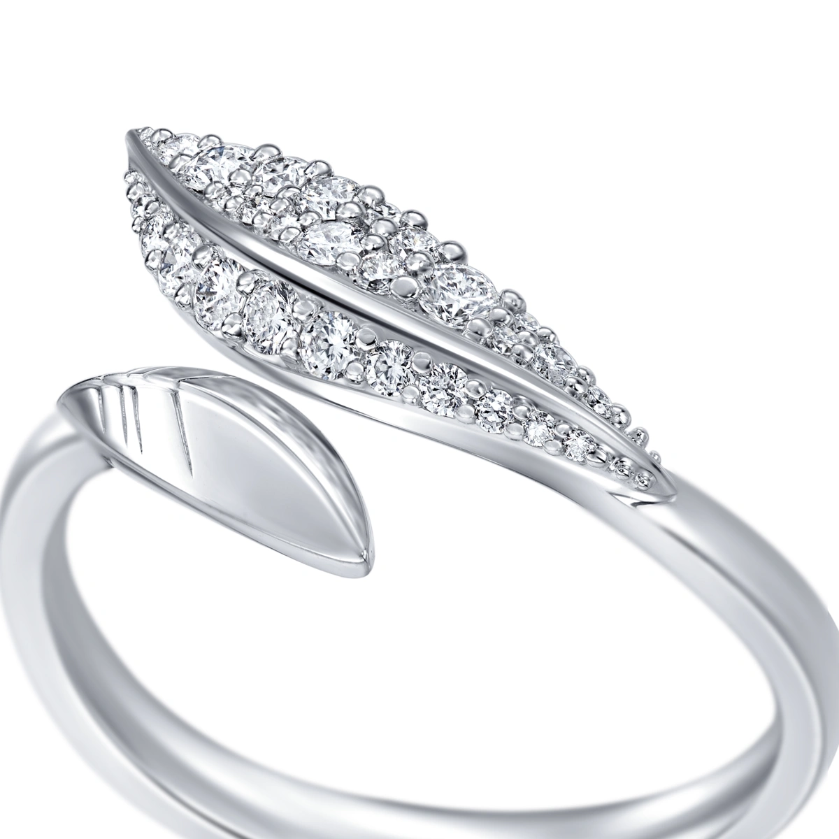 18K/750 White Gold diamond ring