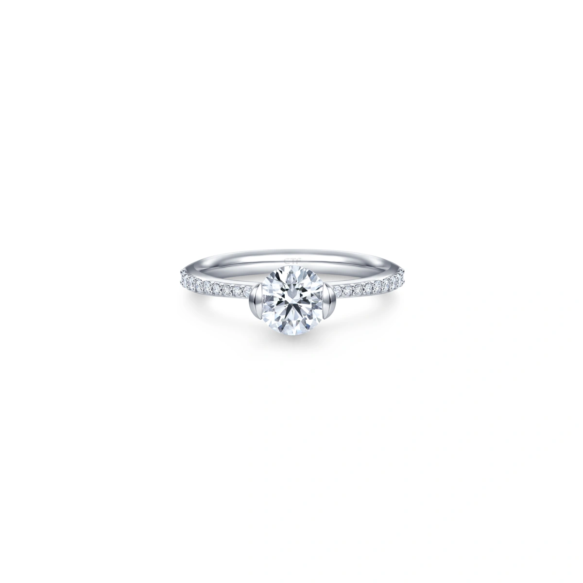 18K/750 White Gold diamond ring