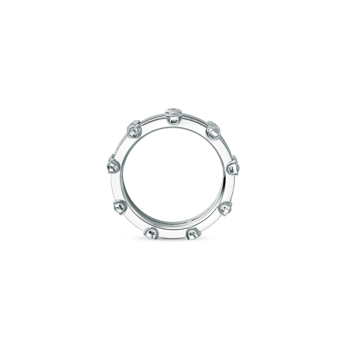 18K/750 White Gold diamond ring