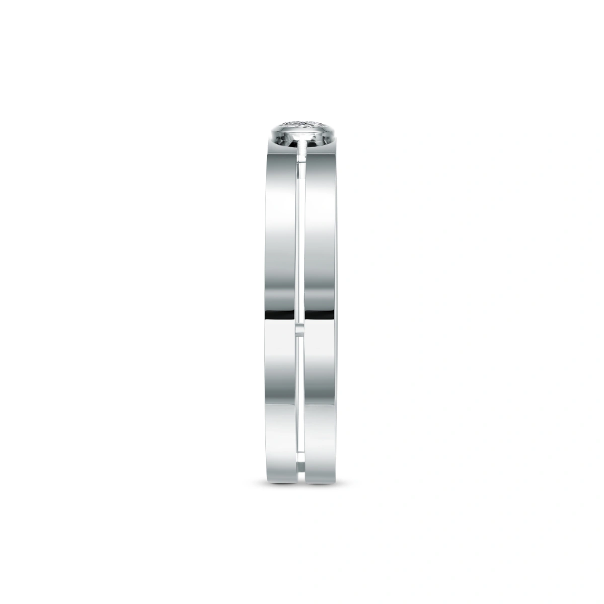 18K/750 White Gold diamond ring