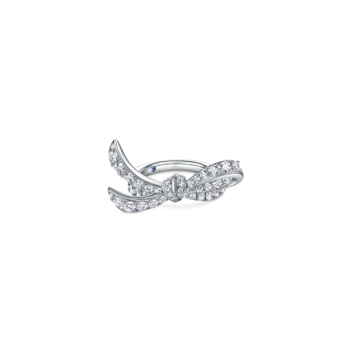 18K/750 White Gold diamond ring
