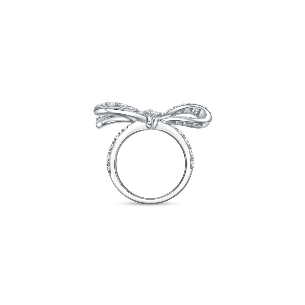 18K/750 White Gold diamond ring