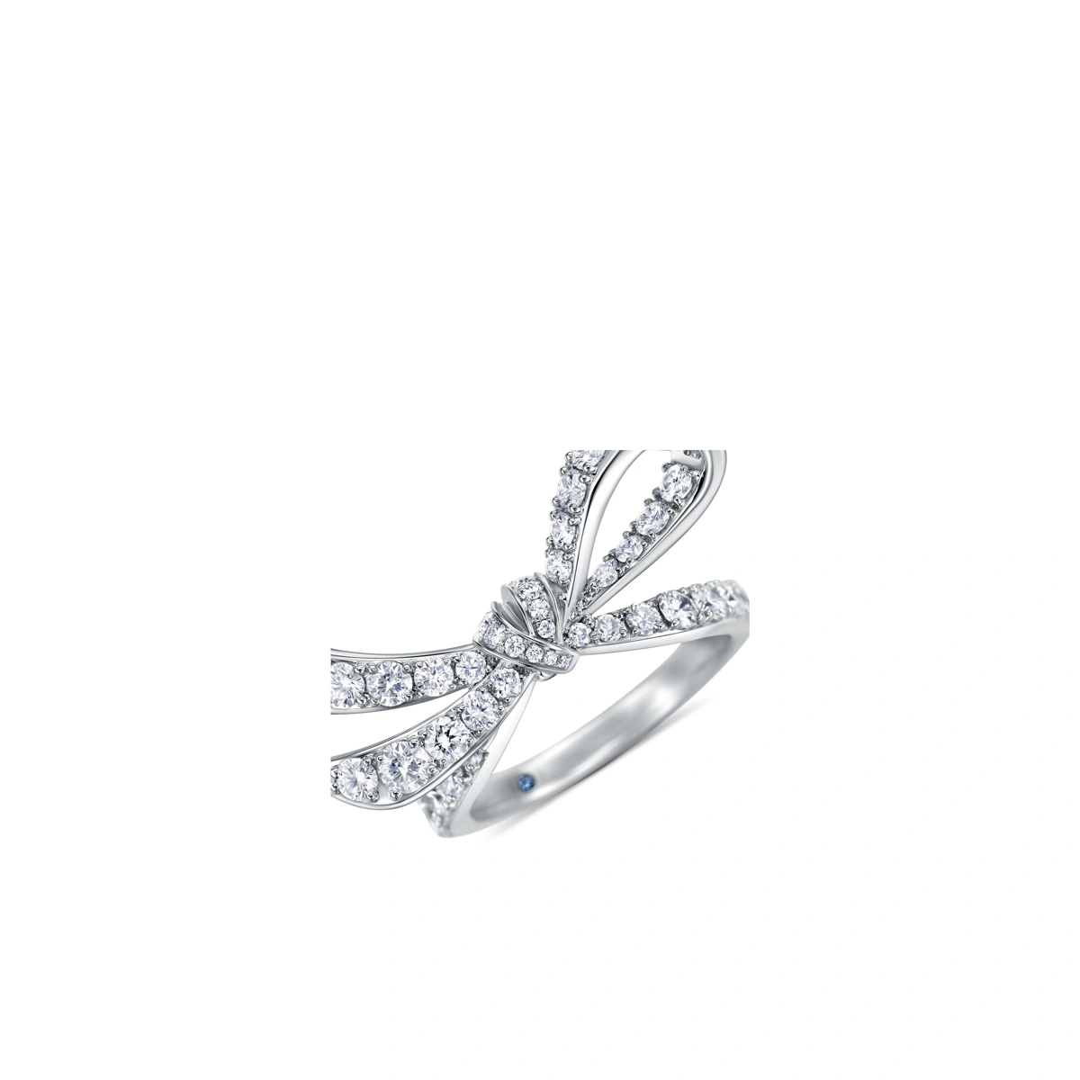 18K/750 White Gold diamond ring