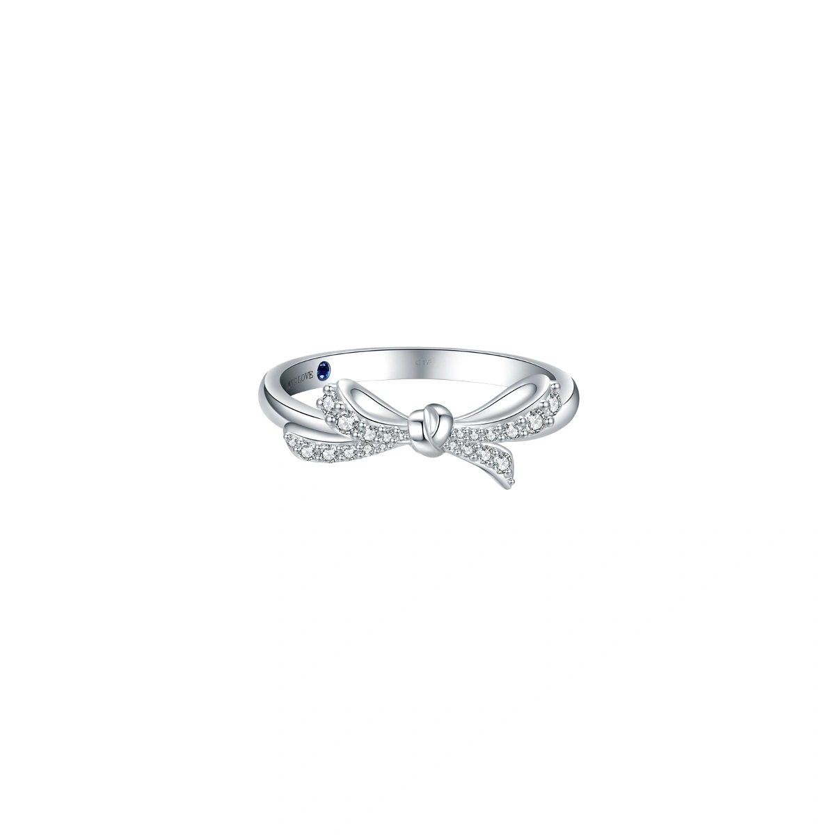 18K/750 White Gold diamond ring