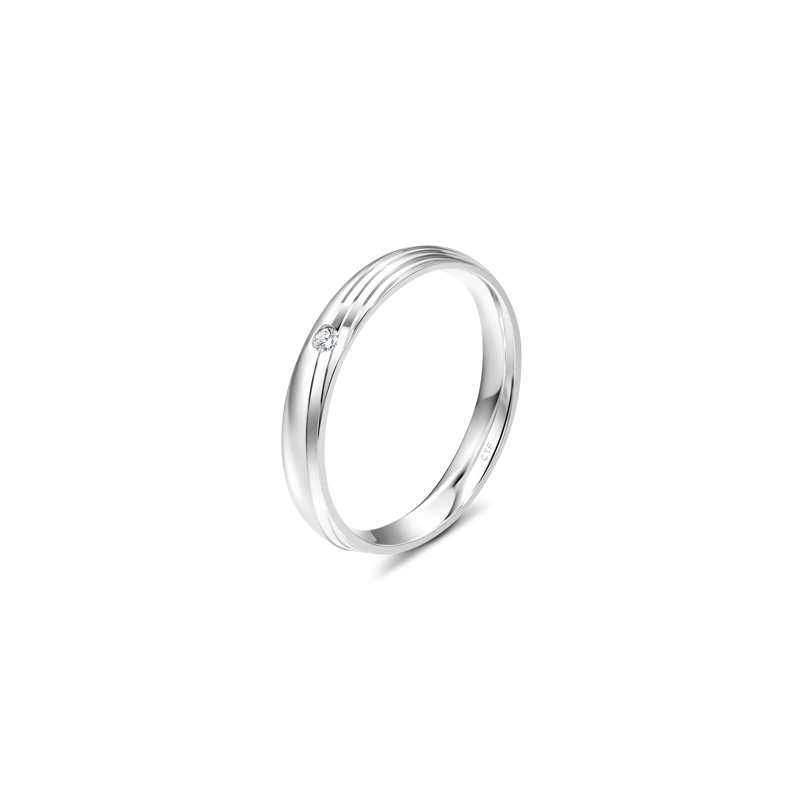 Pt950 Platinum diamond ring