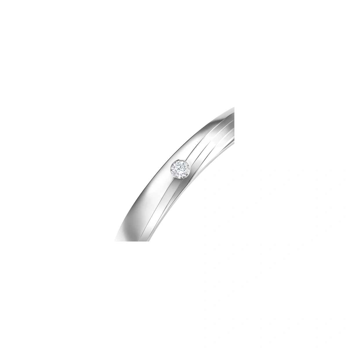 Pt950 Platinum diamond ring