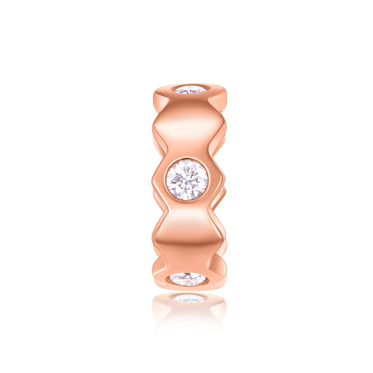18K/750 Rose Gold diamond pendant