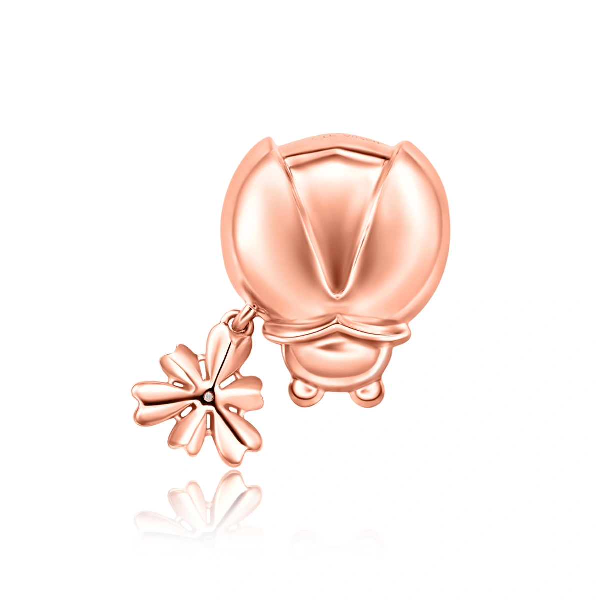 18K/750 Rose Gold diamond pendant
