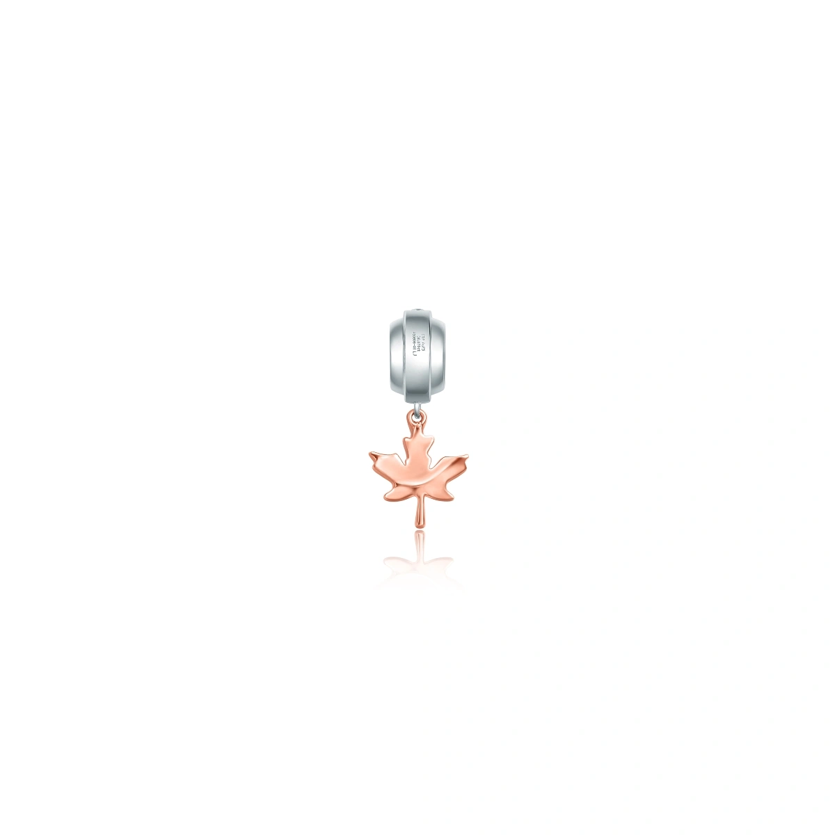 18K/750 White-Rose Gold diamond pendant
