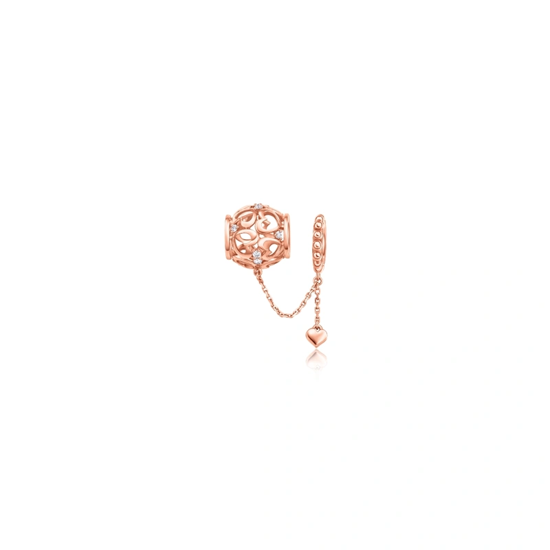 18K/750 Rose Gold diamond pendant