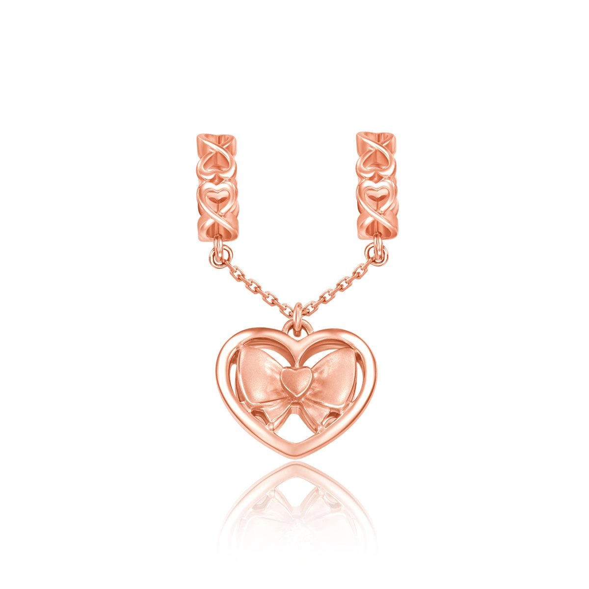 18K/750 Rose Gold diamond pendant