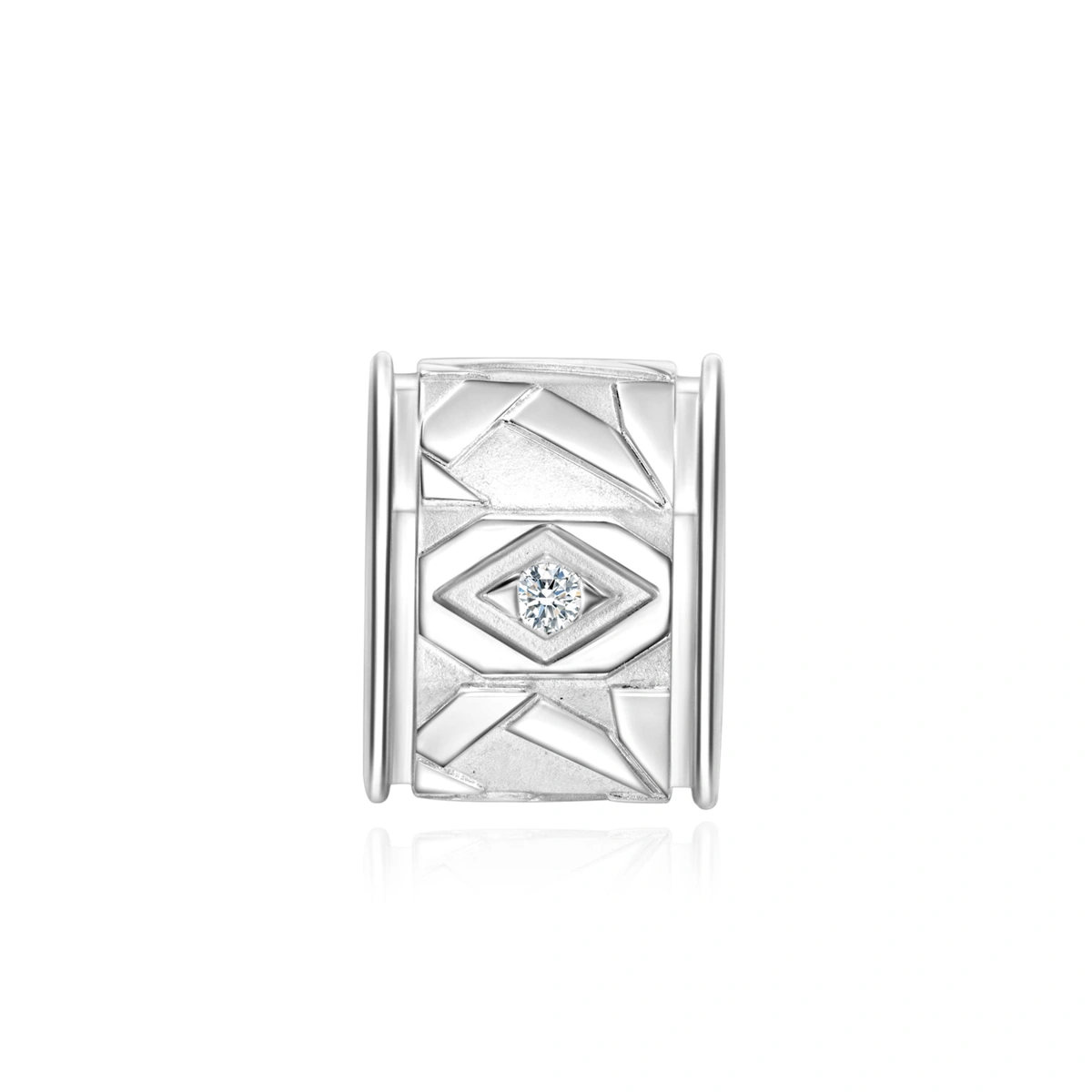 18K/750 White Gold diamond pendant