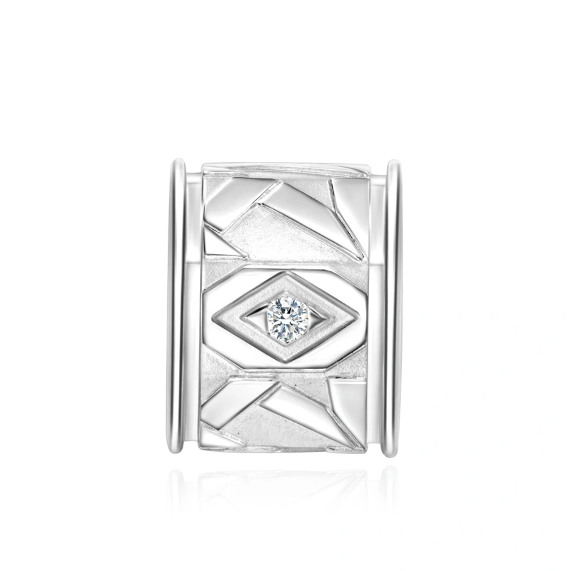 18K/750 White Gold diamond pendant