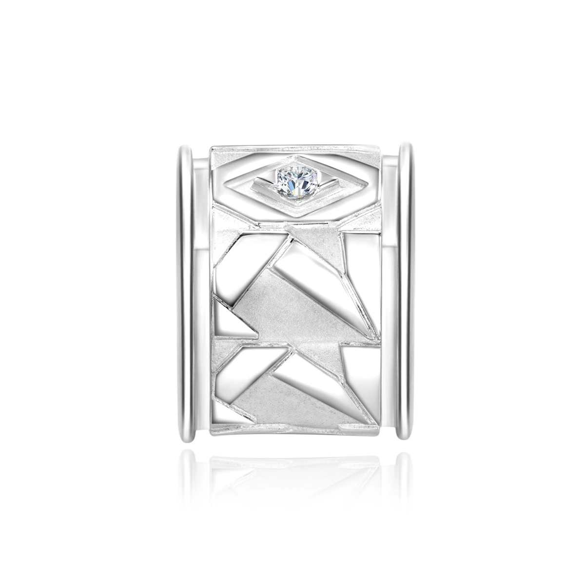 18K/750 White Gold diamond pendant