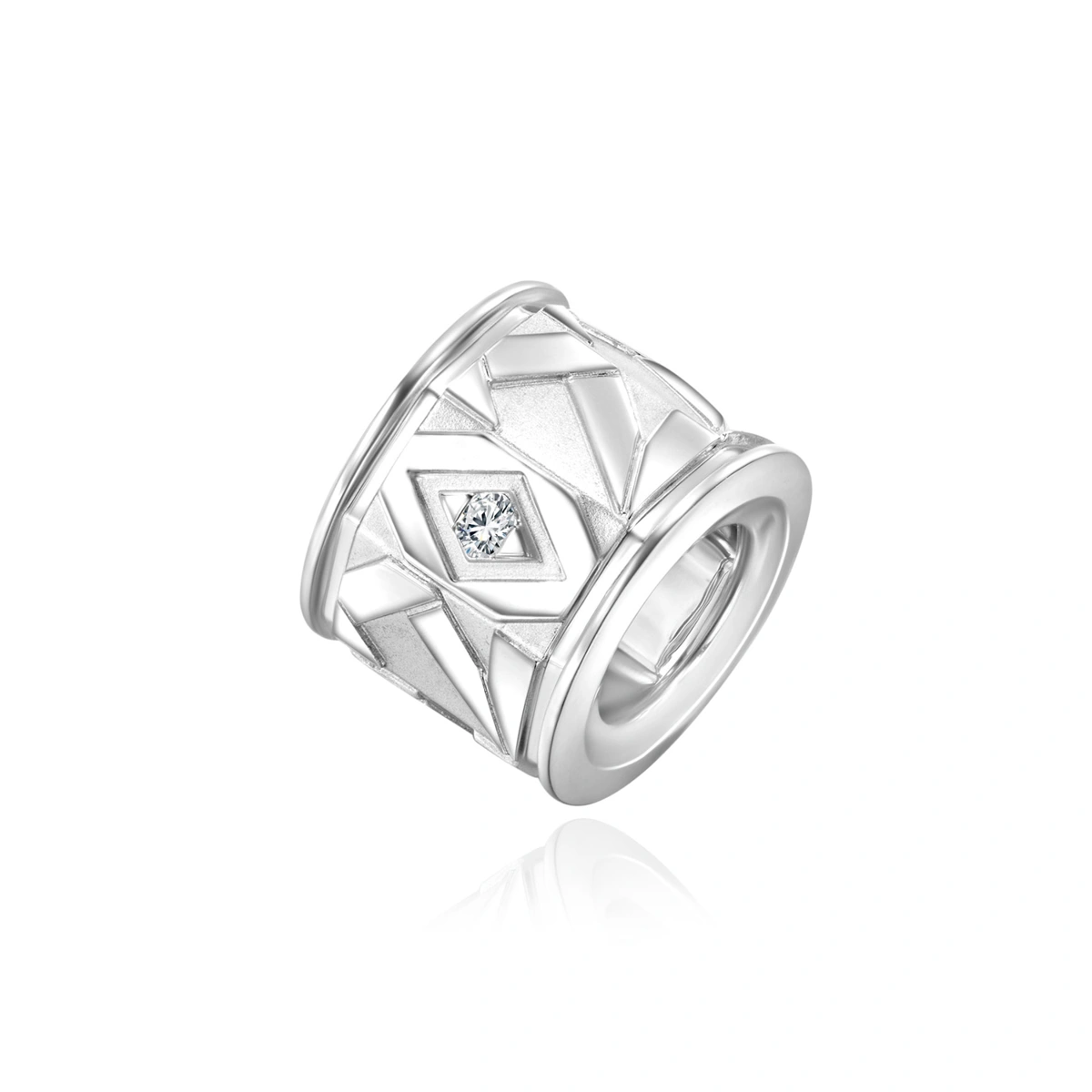 18K/750 White Gold diamond pendant