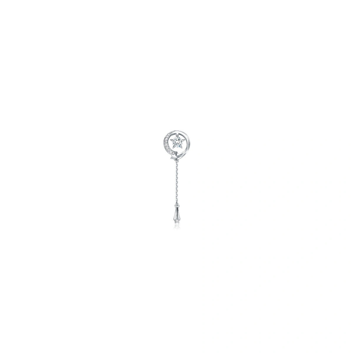 18K/750 White Gold diamond pendant