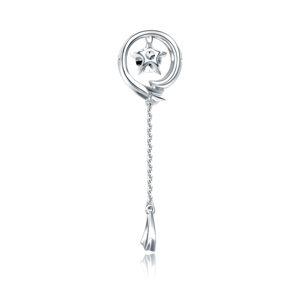 18K/750 White Gold diamond pendant