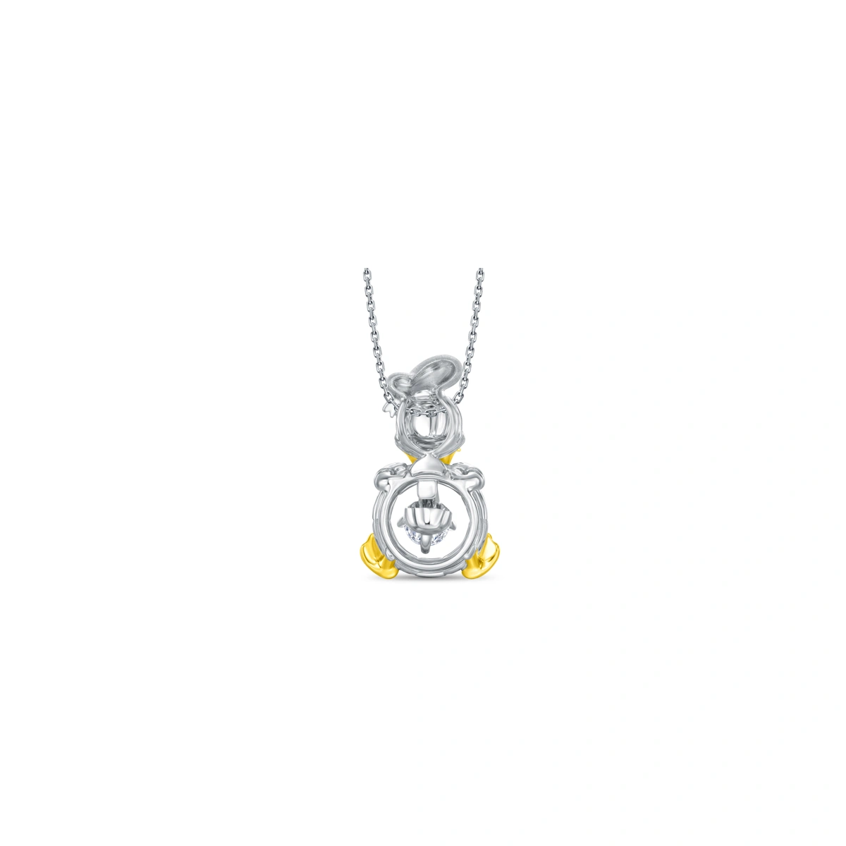 18K/750 Yellow-White Gold diamond pendant