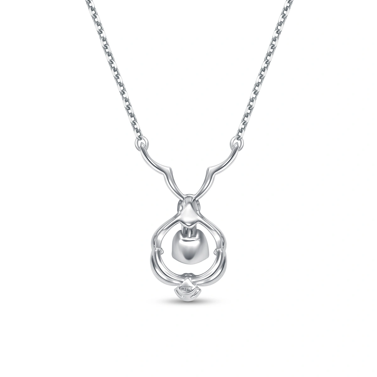 18K/750 White Gold diamond necklace
